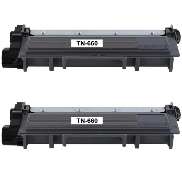 Brother TN660 (2-pack) High Yield Black Toner Cartridges