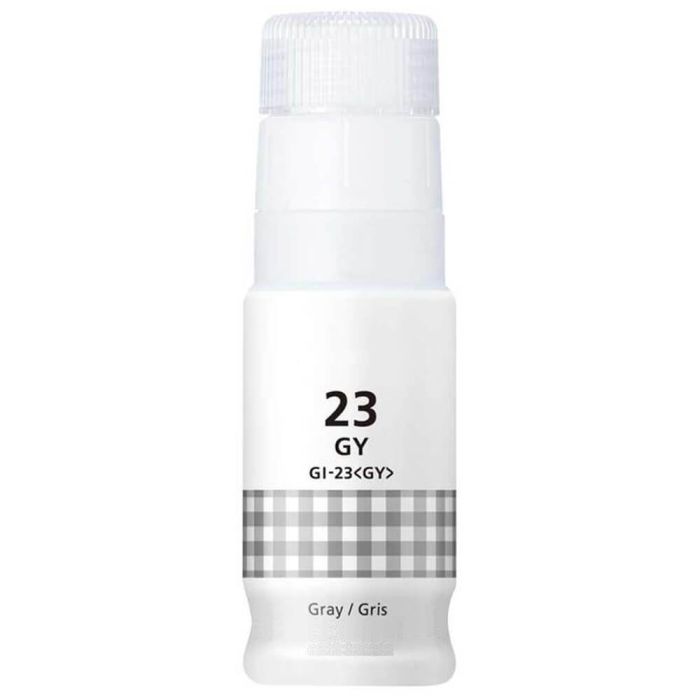 High Yield Canon GI-23 Gray Ink Bottle, Single Pack