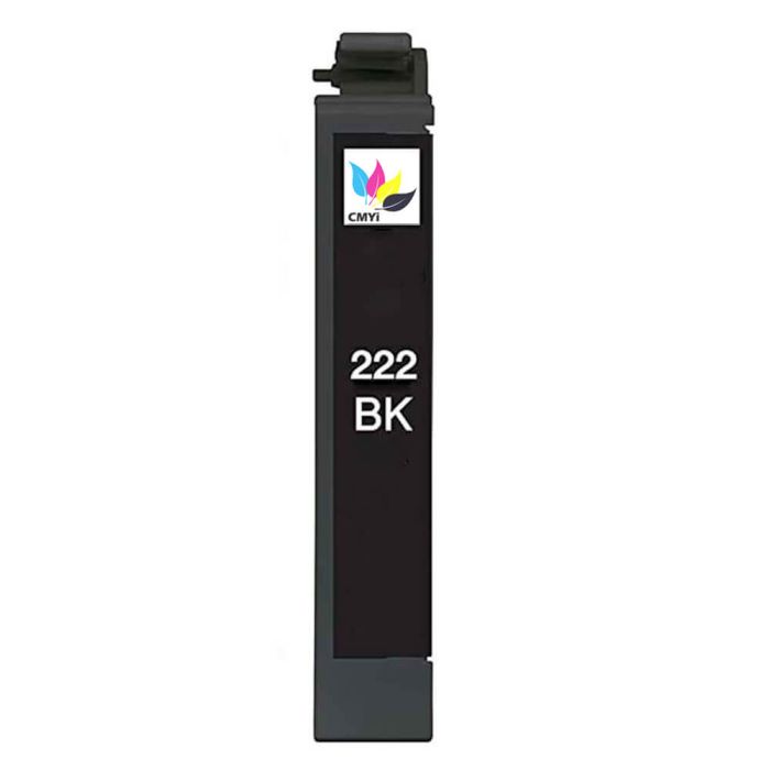 Epson 222 Black Ink Cartridge, Single Pack