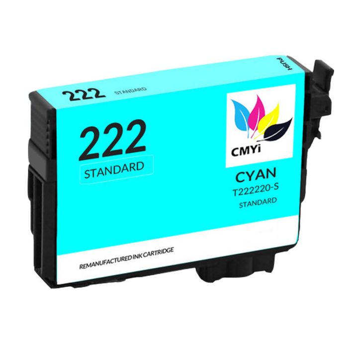 Epson 222 Cyan Ink Cartridge, Single Pack