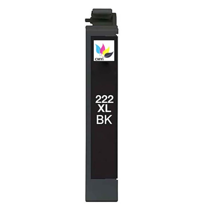 High Capacity Epson 222XL Black Ink Cartridge, Single Pack
