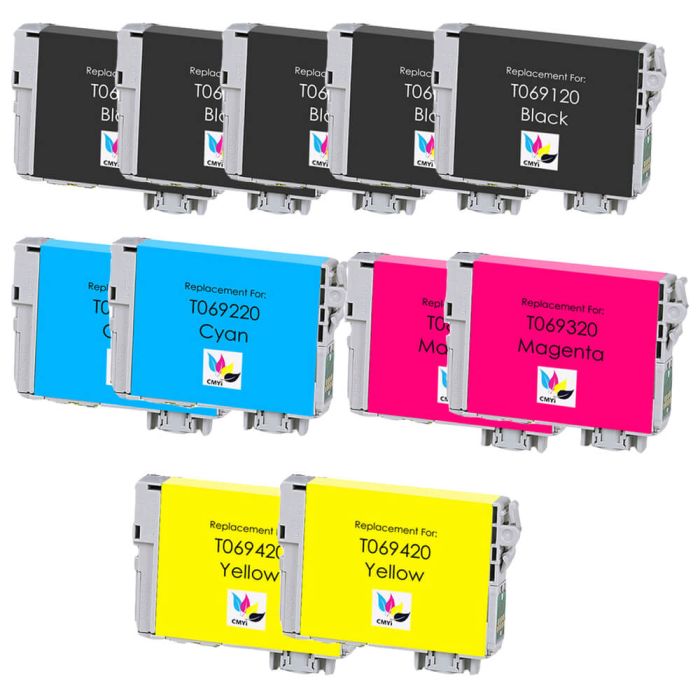 Epson 69 T069 Black & Color 11-pack Ink Cartridges