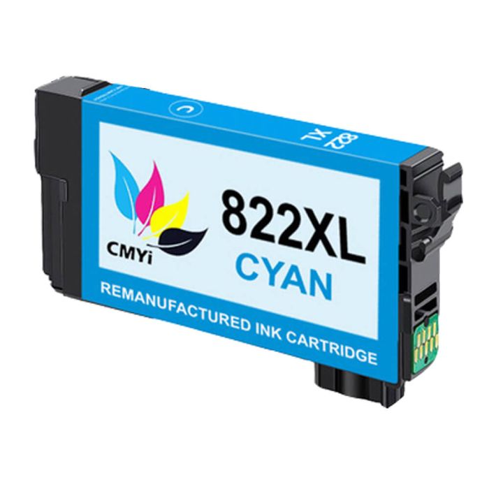 High Yield Epson 822 Ink Cartridge XL Cyan, Single Pack