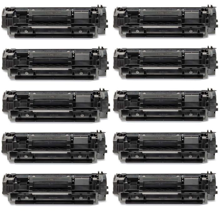 HP 134A Black LaserJet Toner Cartridges 10-Pack