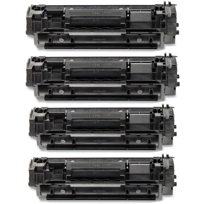 HP 134A Printer Cartridges Black 4-Pack