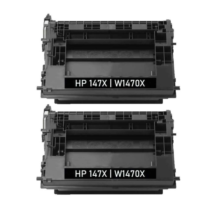 High Yield HP 147X Black Toner Cartridges 2-Pack