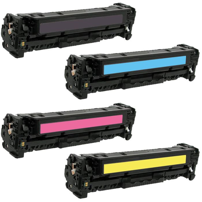 HP 410X (CF410-3X) 4-pack High Yield Laser Toner Cartridges