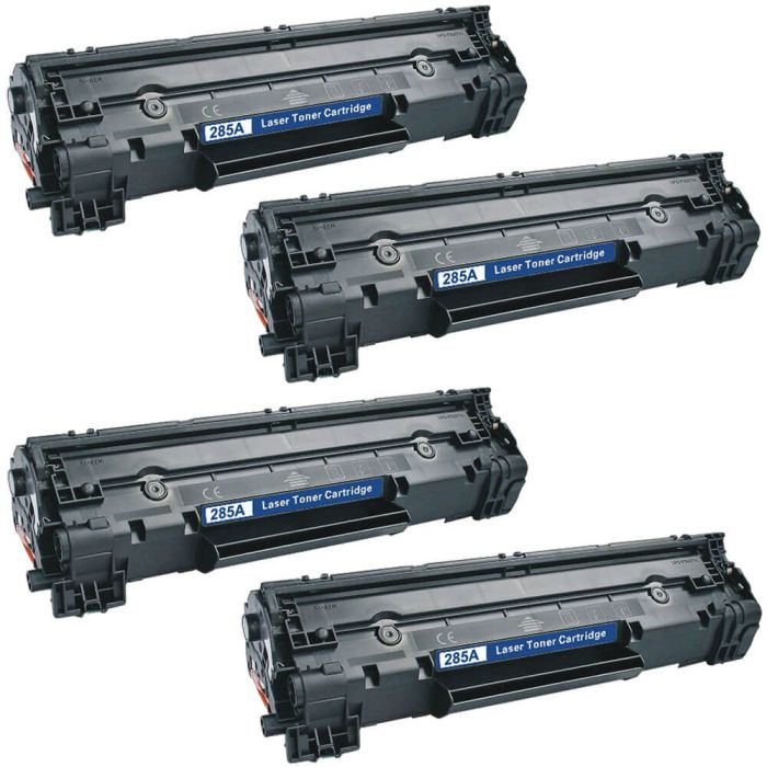 HP 85A (CE285A) 4-pack Black Toner Cartridges