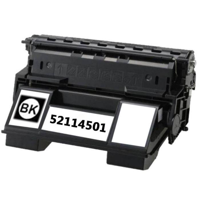 Okidata 52114501 Toner Cartridge Black, Single Pack