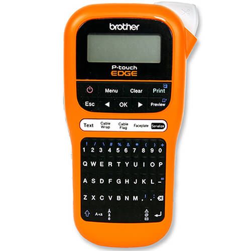 Brother P-Touch E100 Tape Label Cassette Printer