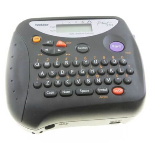 Brother PT-1170 Tape Label Cassette Printer