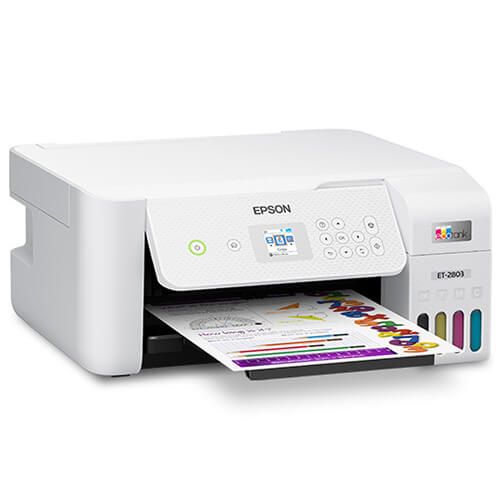 Epson EcoTank ET-2803 Wireless Color Printer using Epson EcoTank ET-2803 Ink Bottles