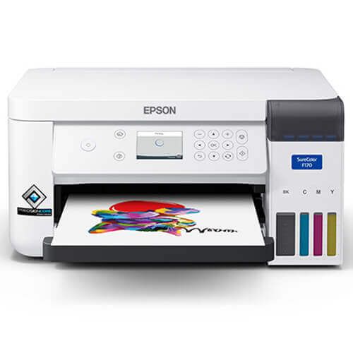 Epson SureColor F170 Dye-Sublimation Printer using Epson F170 Ink Bottles