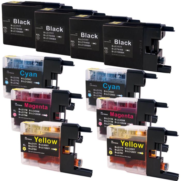 Brother LC79 Black & Color 10-pack Super High Yield Ink Cartridges