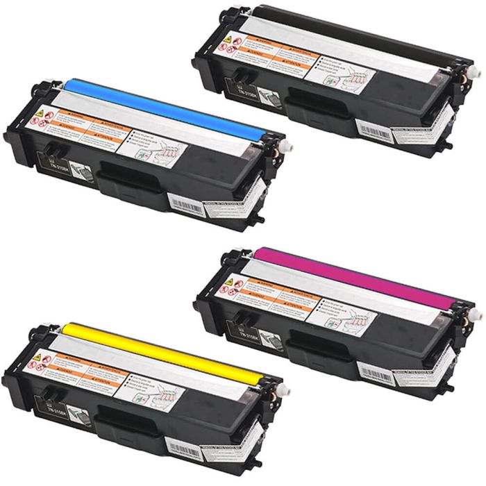 Brother TN315 Black & Color 4-pack High Yield Toner Cartridges