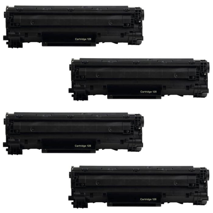 Canon 128 (4-pack) Black Toner Cartridges