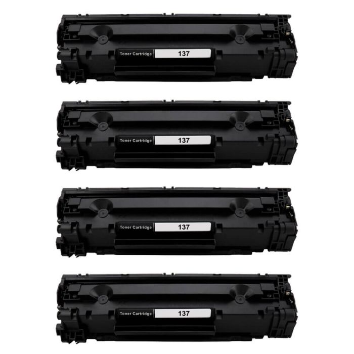 Canon 137 (4-pack) Black Toner Cartridges