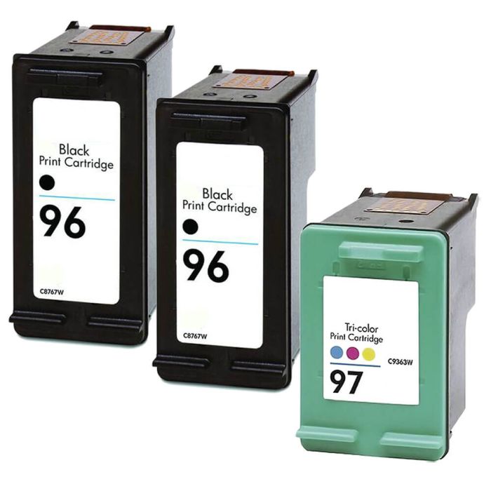 HP 96 Black & HP 97 Color 3-pack Ink Cartridges