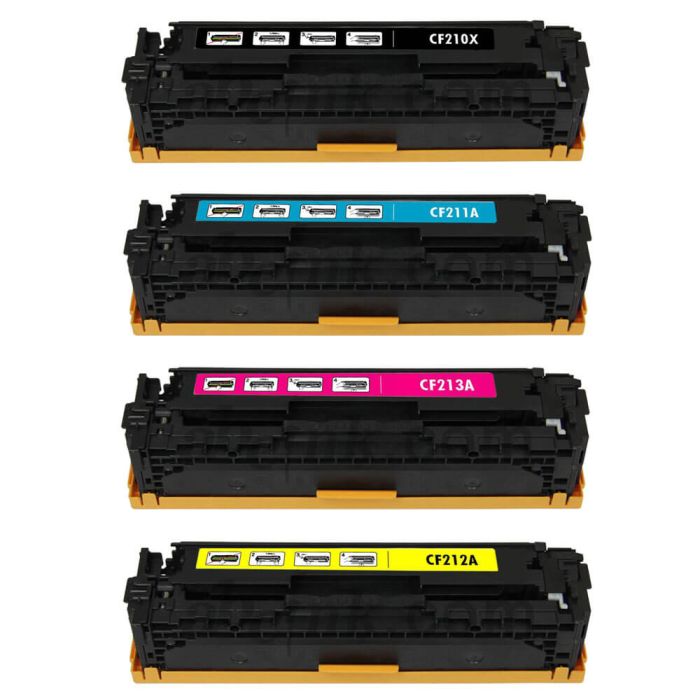 HP 131A / 131X 4-pack High Yield Laser Toner Cartridges