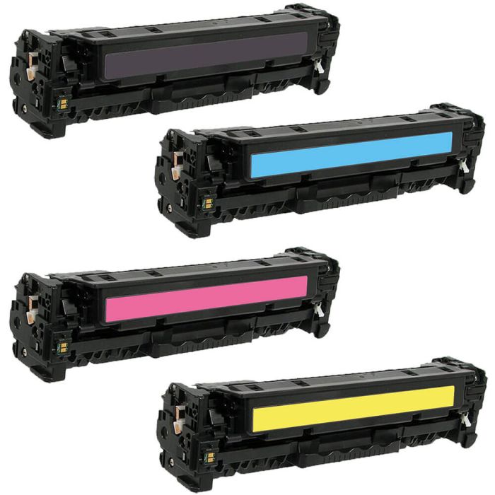 HP 201X (CF400-3X) 4-pack High Yield Laser Toner Cartridges