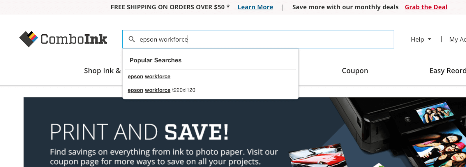 search by printer model