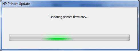 updating firmware progress