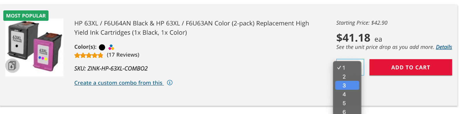 add product to cart